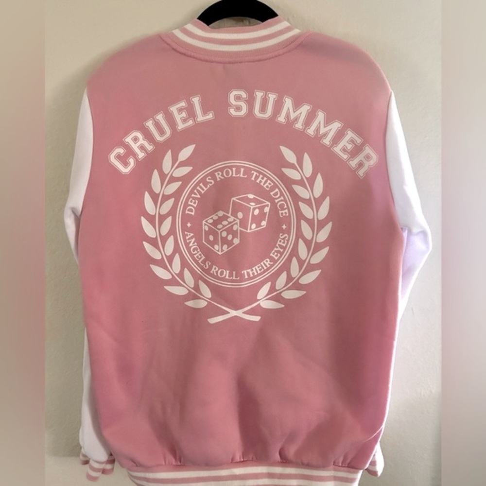 Taylor Swift Cruel Summer letterman jacket